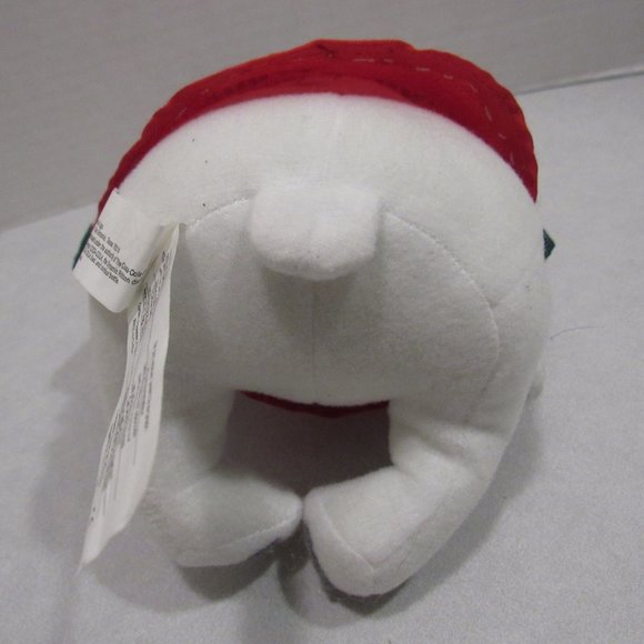 Coca Cola Polar Bear Plush 6.5" Red Jersey #1 Bottle 1999 with Tags - Picture 8 of 9